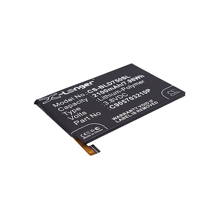 Bsc Preferred BLU D750L D750U Studio X Mobile Phone Replacement Battery CS-BLD750SL